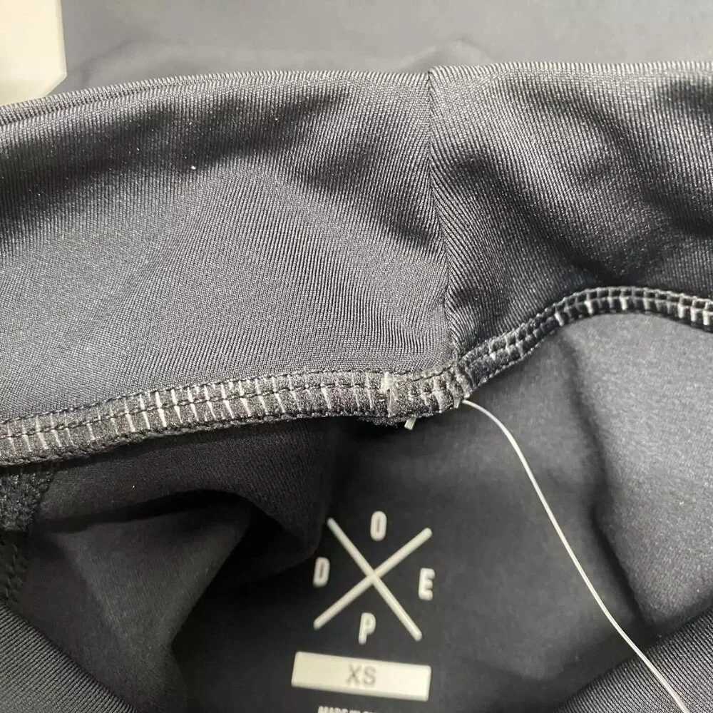 NEW DOPE Womens Snuggle Turtleneck Base Layer Top Size XS Black - Picture 2 of 12